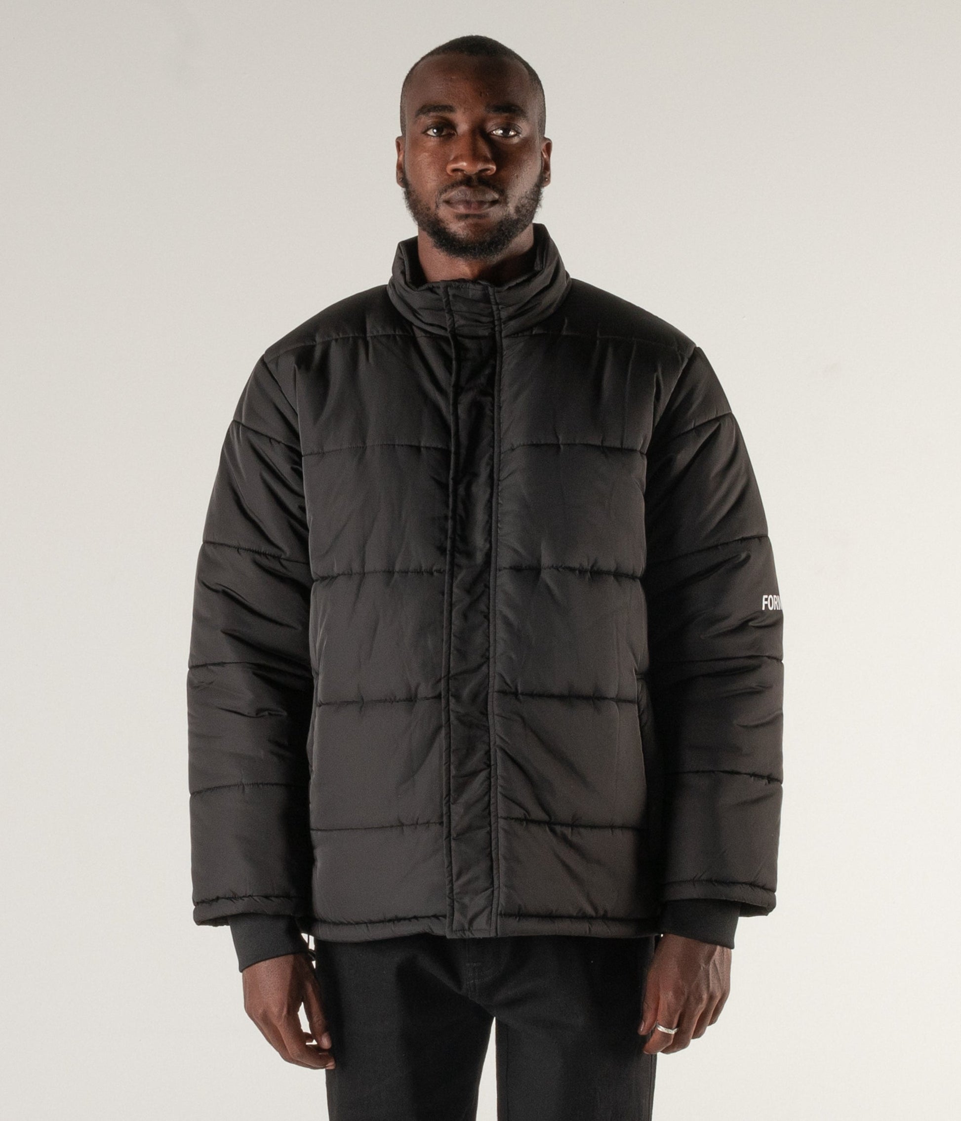 CRUX FUZZ PUFFER JACKET // BLACK – FORMER MERCHANDISE