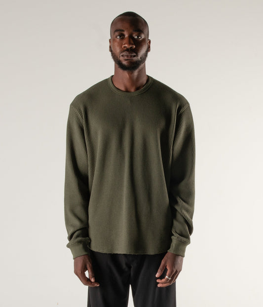 AG WAFFLE LS // ARMY