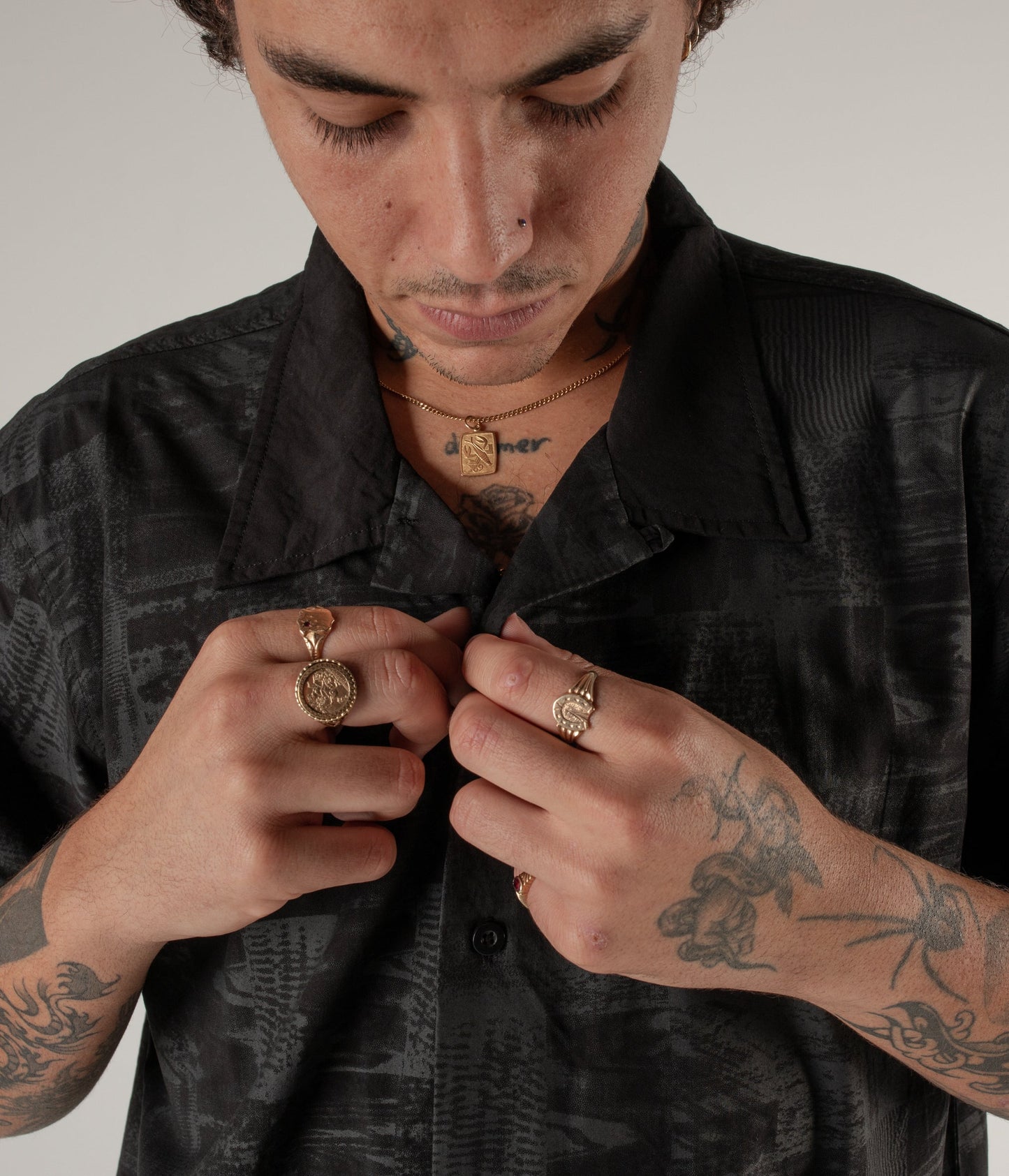 MARILYN NOISE SS SHIRT // BLACK