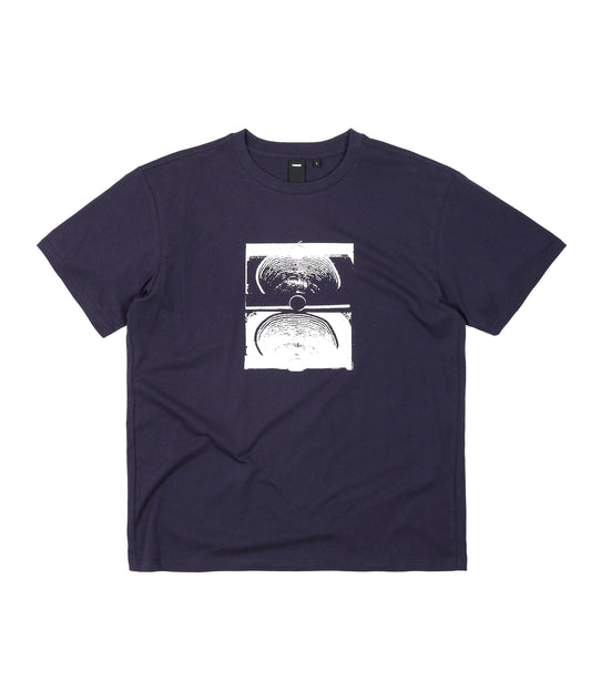 CRACKED CRUX T-SHIRT // NAVY