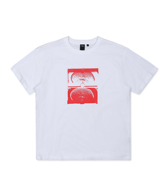 CRACKED CRUX T-SHIRT // WHITE