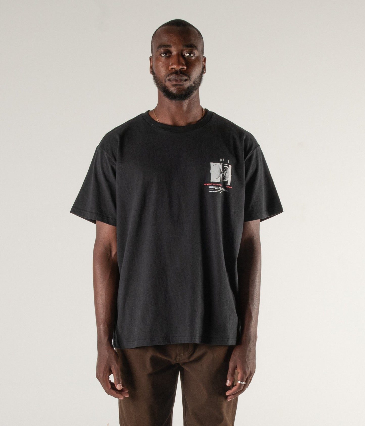 QUANDARY T-SHIRT // BLACK