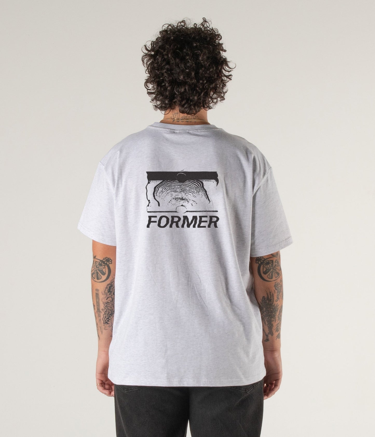 FRACTIONAL T-SHIRT // GREY MARLE