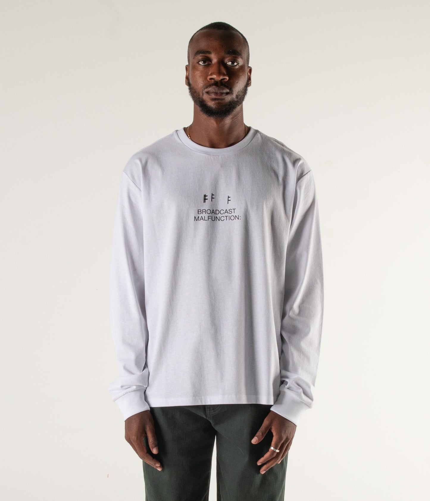 SINCERE LS T-SHIRT // WHITE