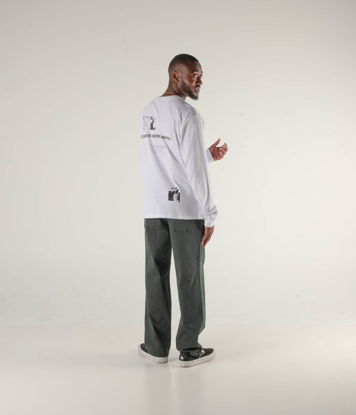 SINCERE LS T-SHIRT // WHITE