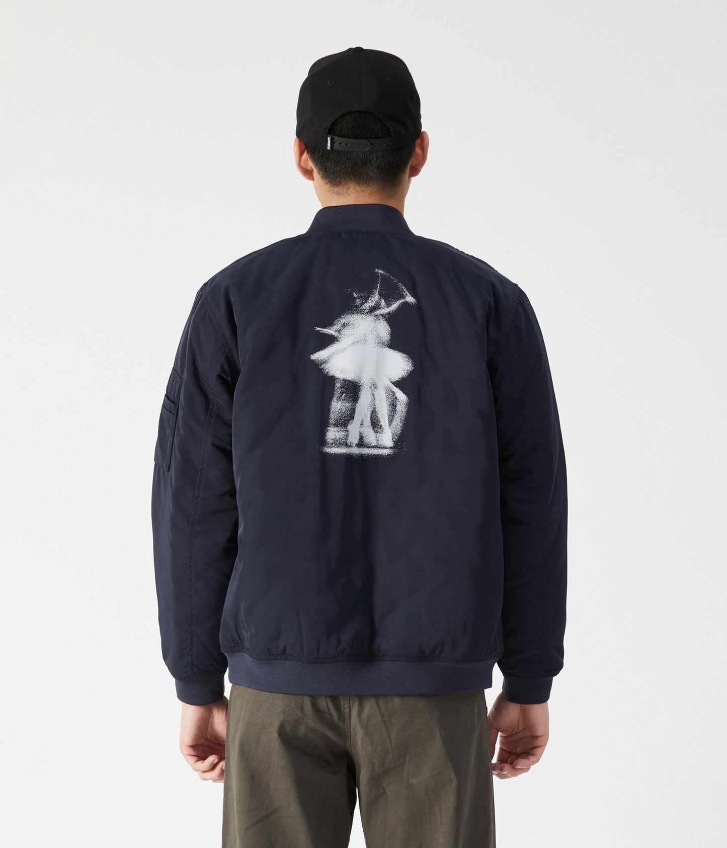 VARSITY DANSE JACKET // NAVY