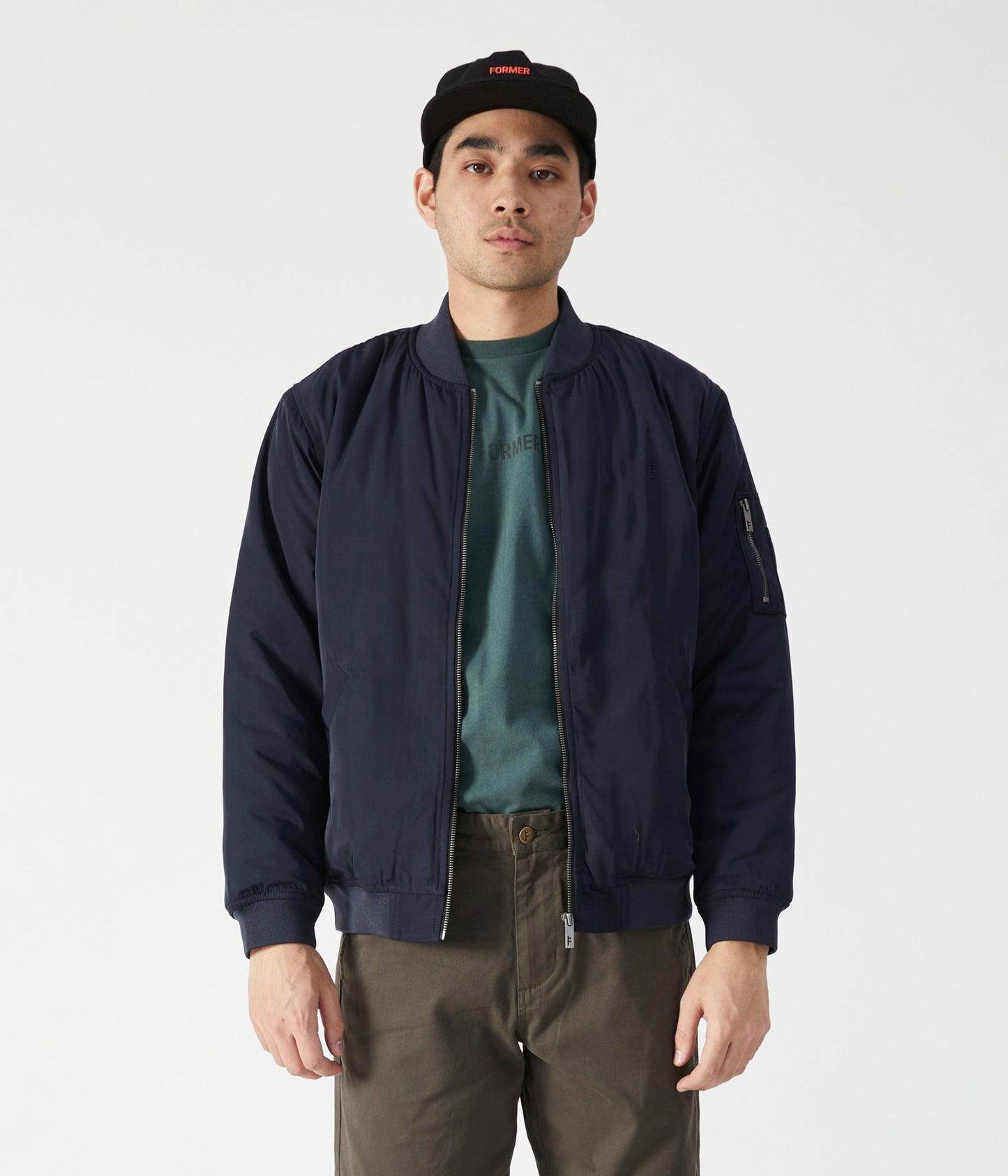 VARSITY DANSE JACKET // NAVY