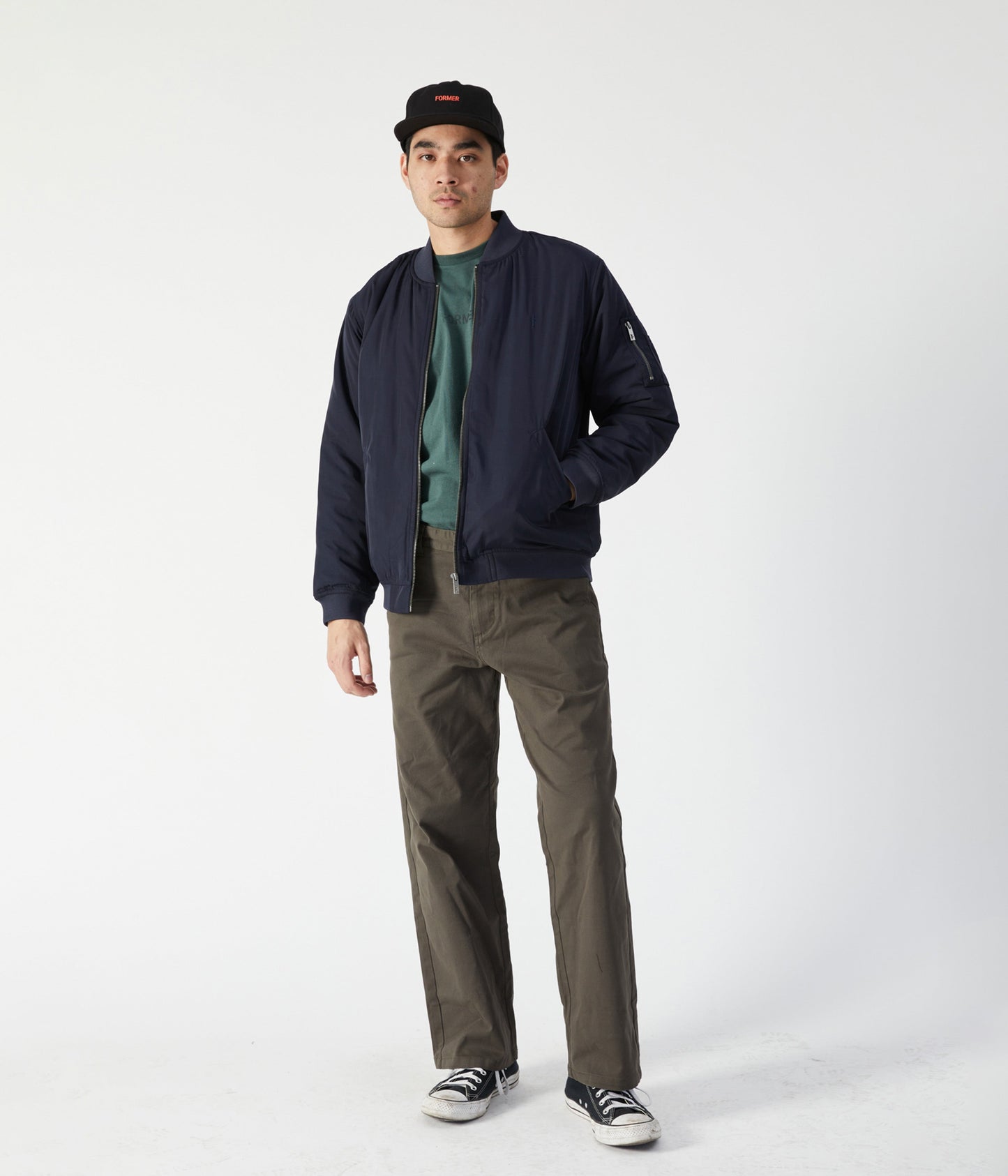 VARSITY DANSE JACKET // NAVY