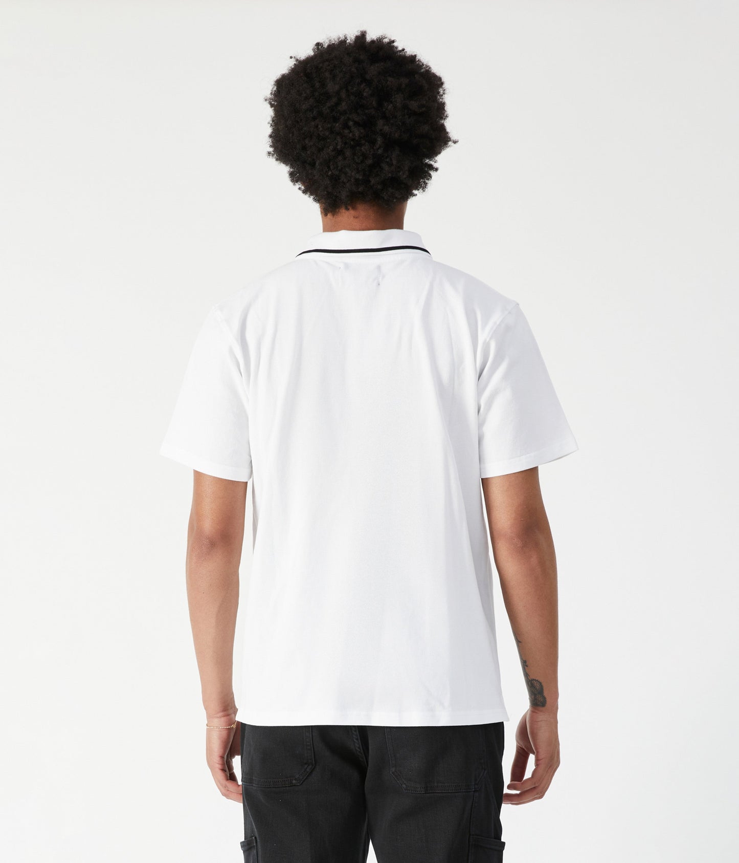 UNIFORM SS POLO // WHITE