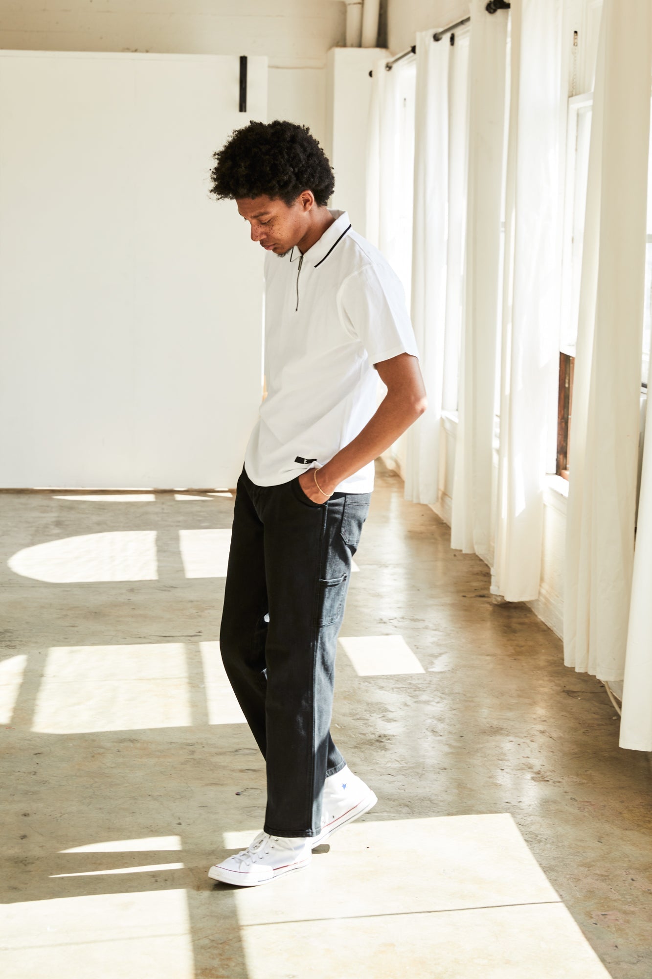 UNIFORM SS POLO // WHITE