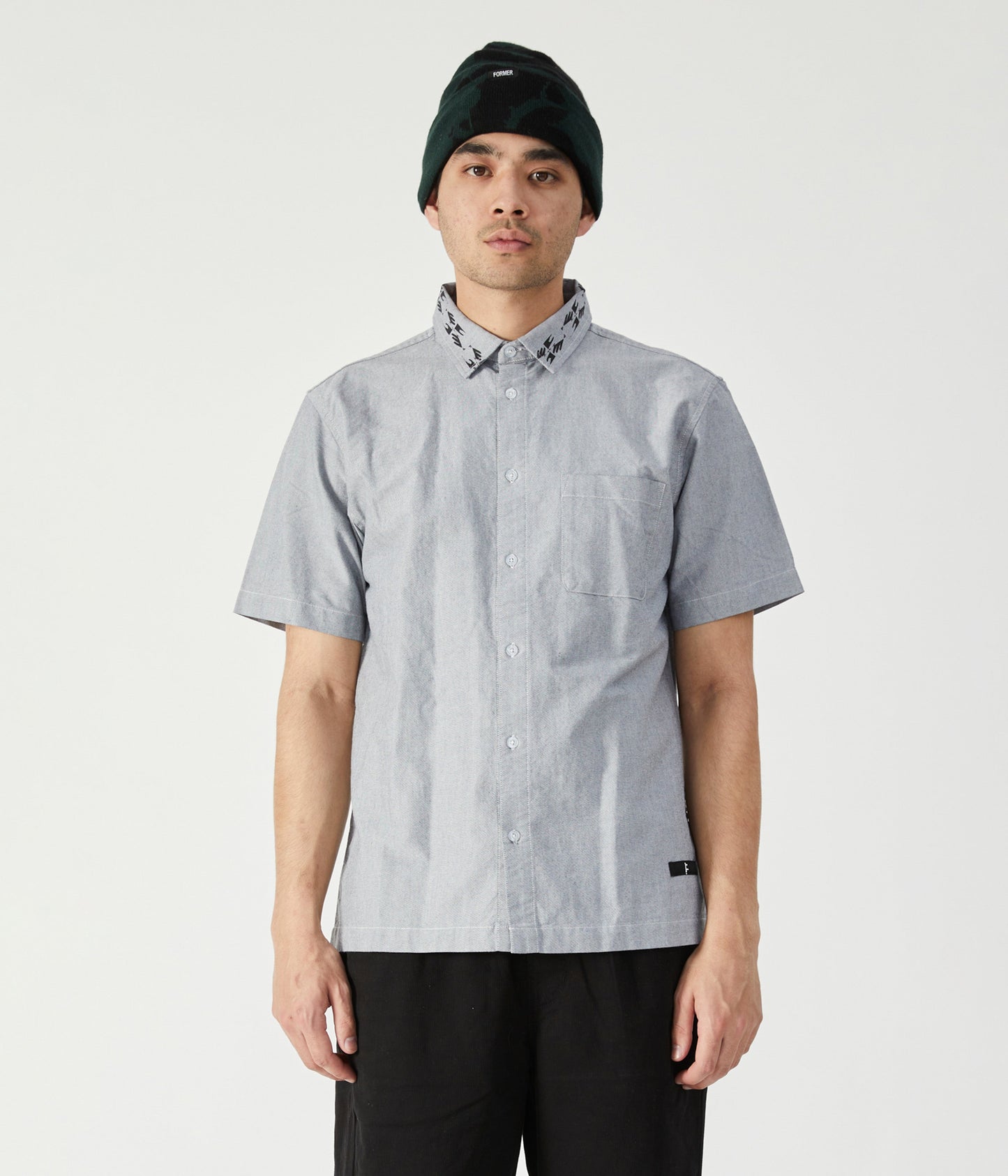 VIVIAN ALL PURPOSE SS SHIRT // LIGHT GREY