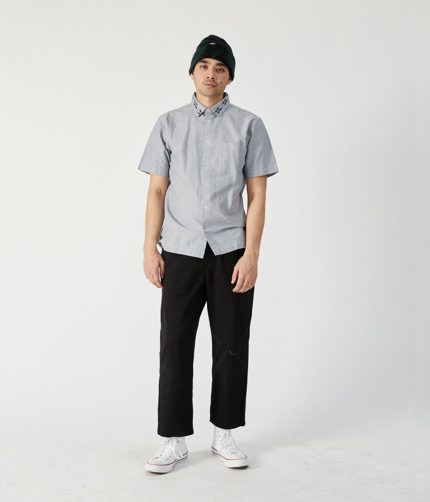VIVIAN ALL PURPOSE SS SHIRT // LIGHT GREY