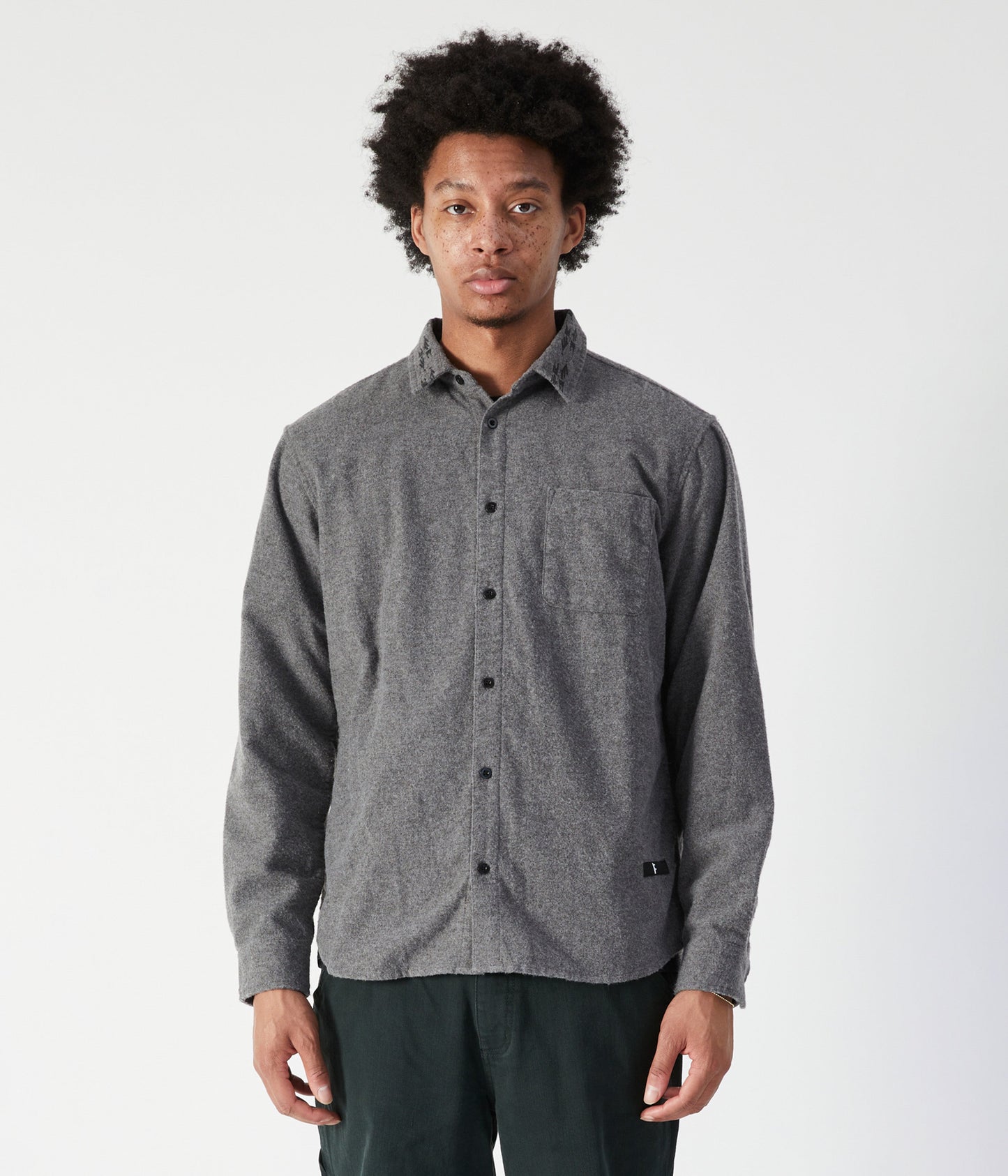 VIVIAN ALL PURPOSE LS SHIRT // GREY HEATHER