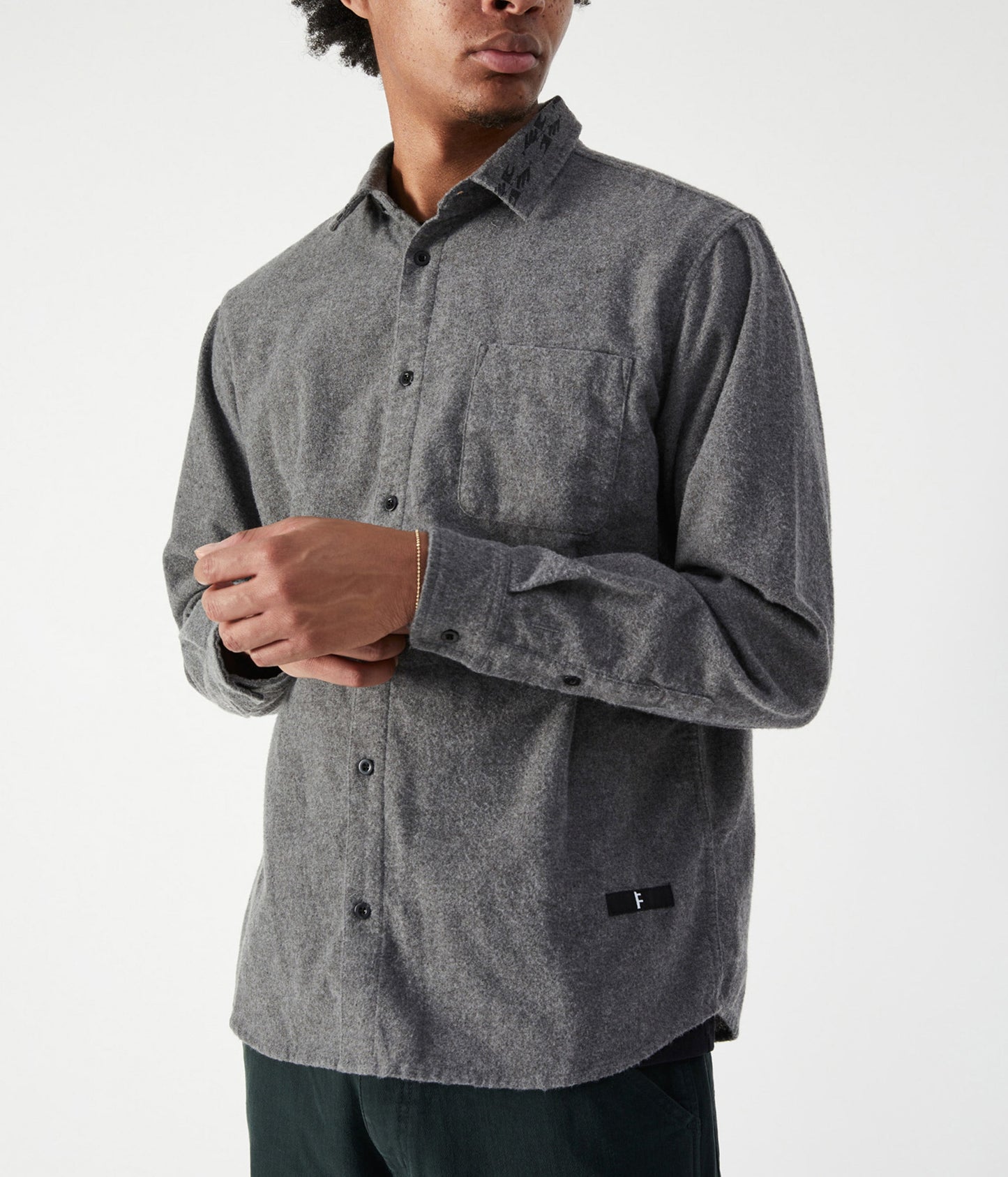 VIVIAN ALL PURPOSE LS SHIRT // GREY HEATHER