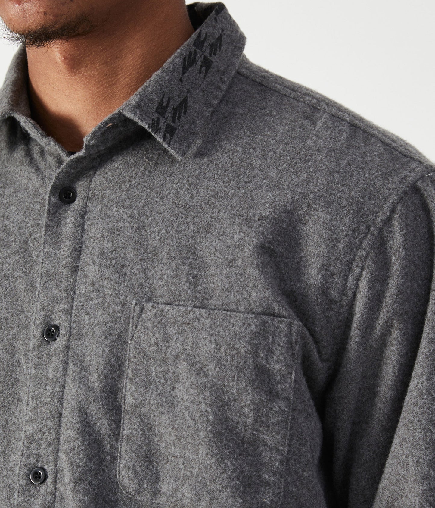 VIVIAN ALL PURPOSE LS SHIRT // GREY HEATHER