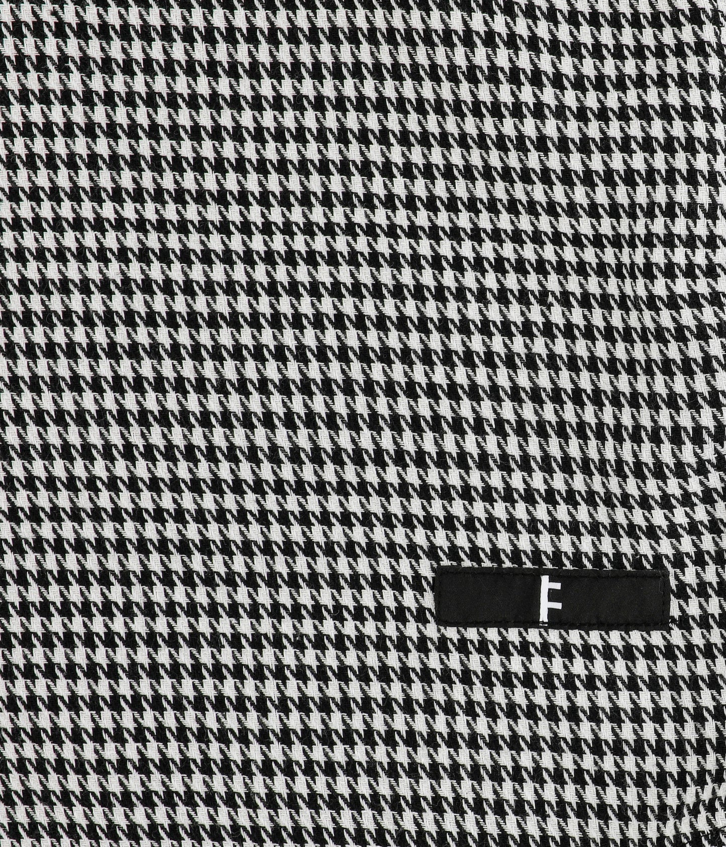 VT HOUNDSTOOTH LS SHIRT // BLACK