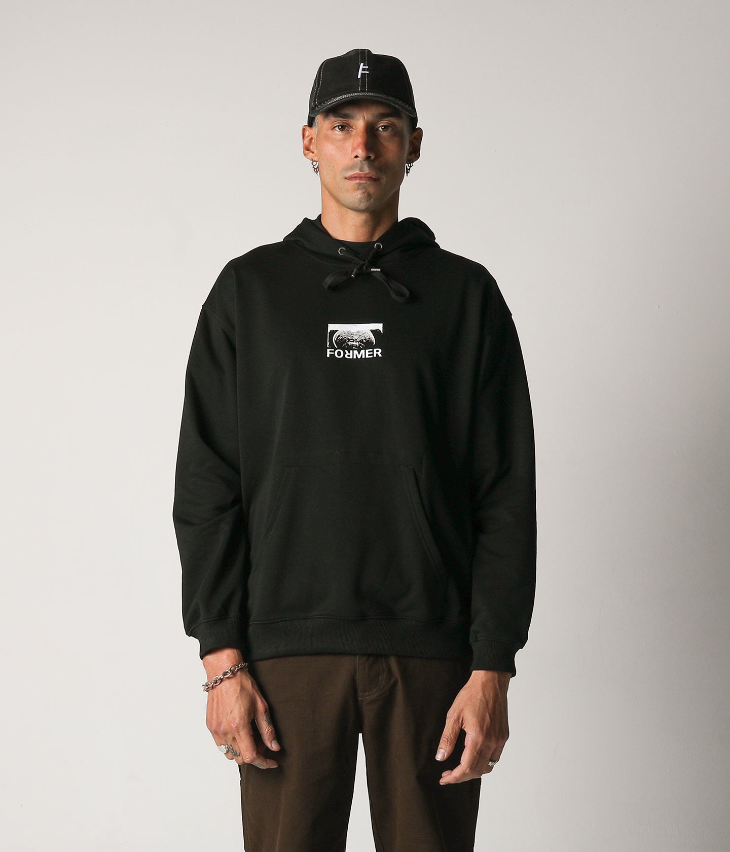 COLLISION CRUX HOOD // BLACK