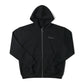 STILL LIFE ZIP HOOD // BLACK