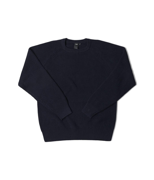 CIRCULATE KNIT CREW // NAVY