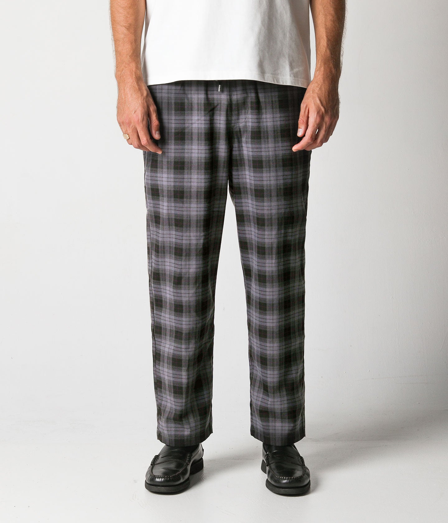 PRAYER PLAID PANT // SHADOW