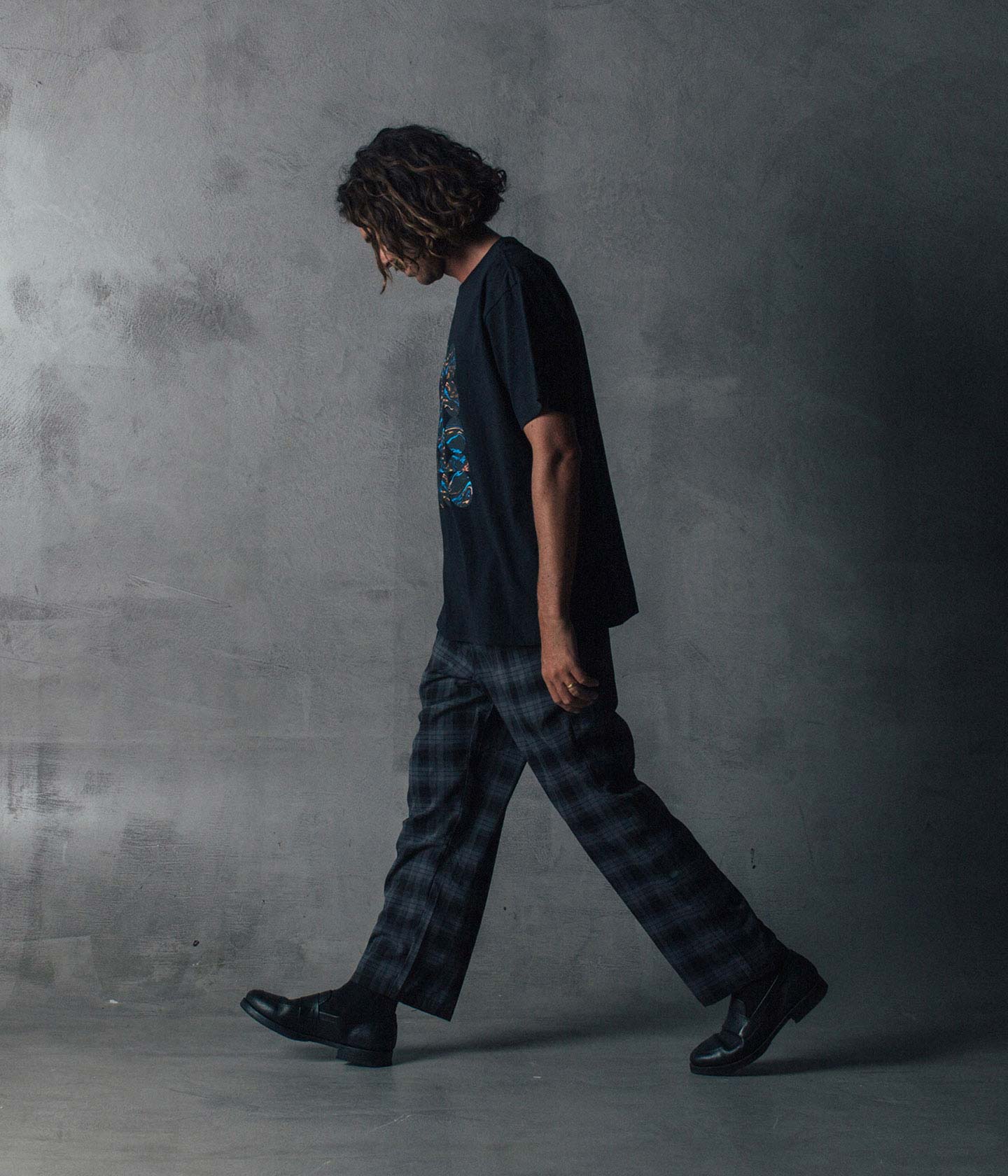 PRAYER PLAID PANT // SHADOW