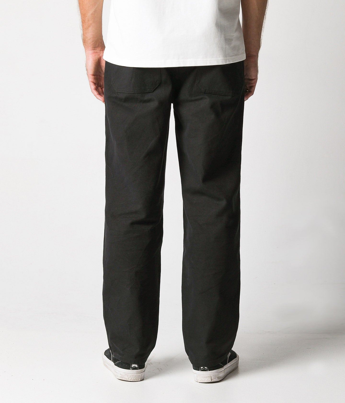 DISTEND DOUBLE KNEE PANT // BLACK – FORMER MERCHANDISE