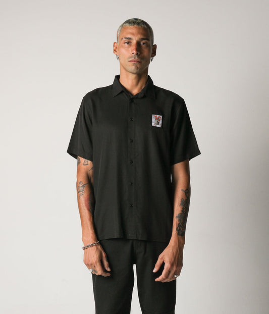 VIVIAN STILL LIFE SHIRT // BLACK