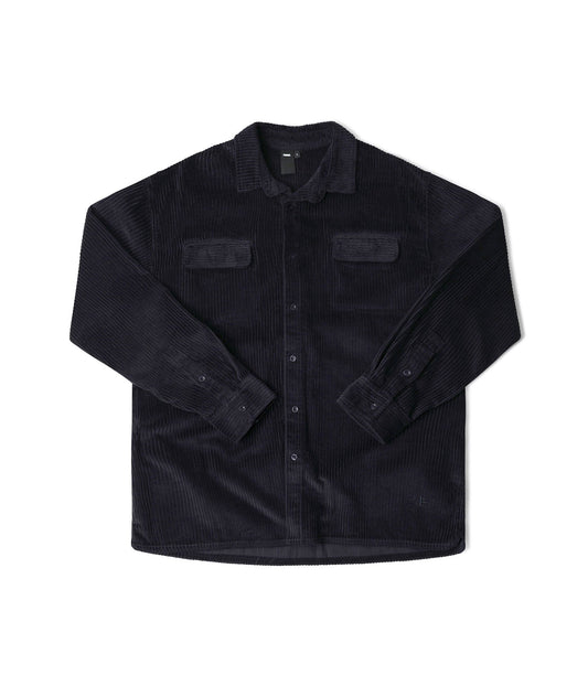 VIVIAN CORD LS SHIRT // NAVY