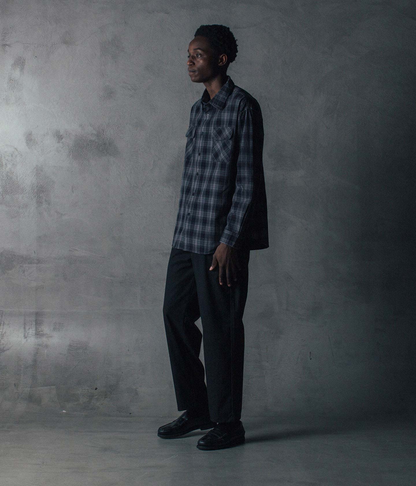 VIVIAN PLAID SHIRT // SHADOW