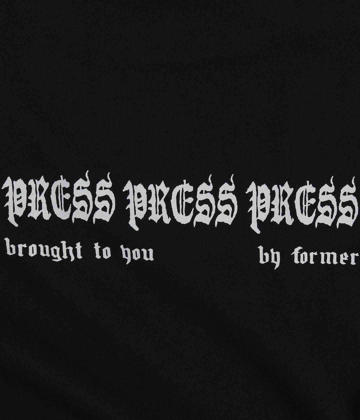 PRESS T-SHIRT // BLACK
