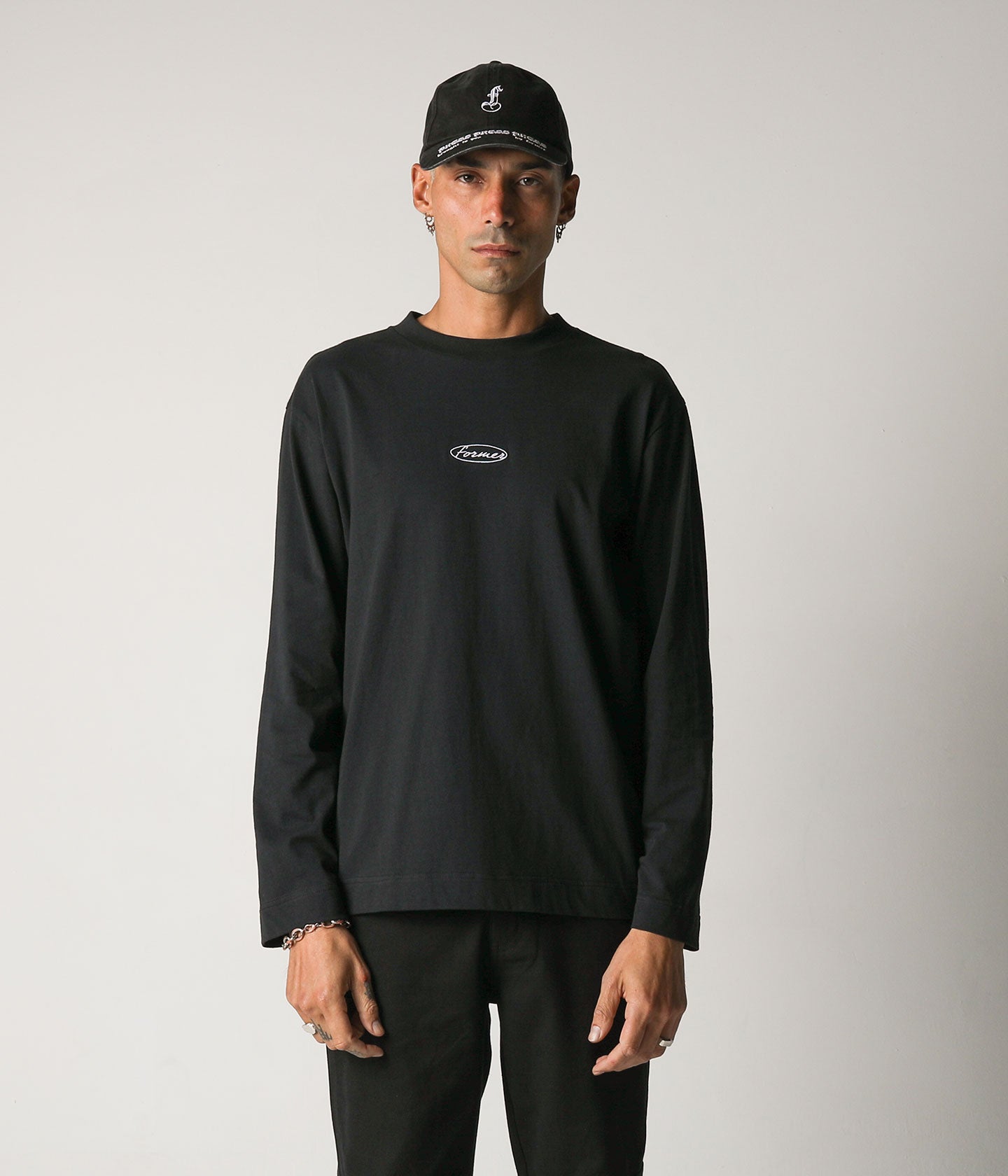 FAINT LS T-SHIRT // BLACK