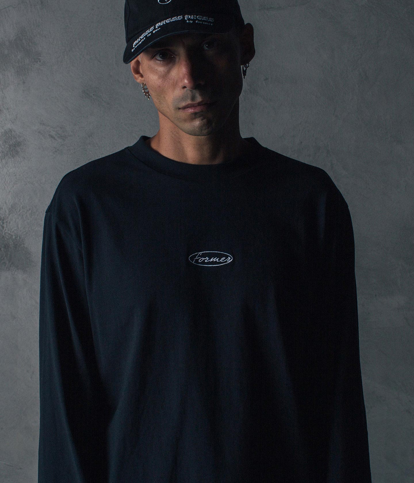 FAINT LS T-SHIRT // BLACK