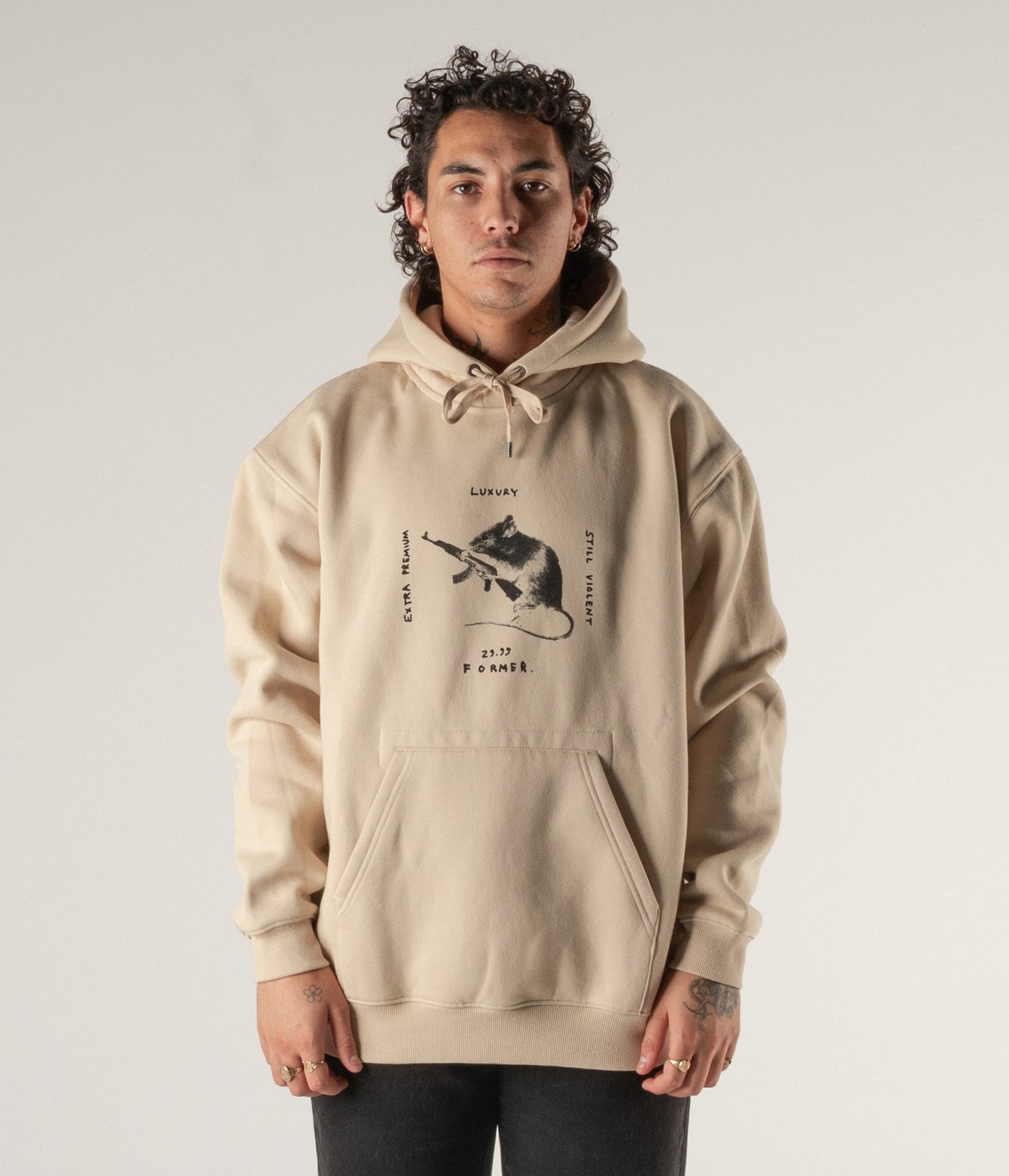 WAR RAT HOOD // BONE