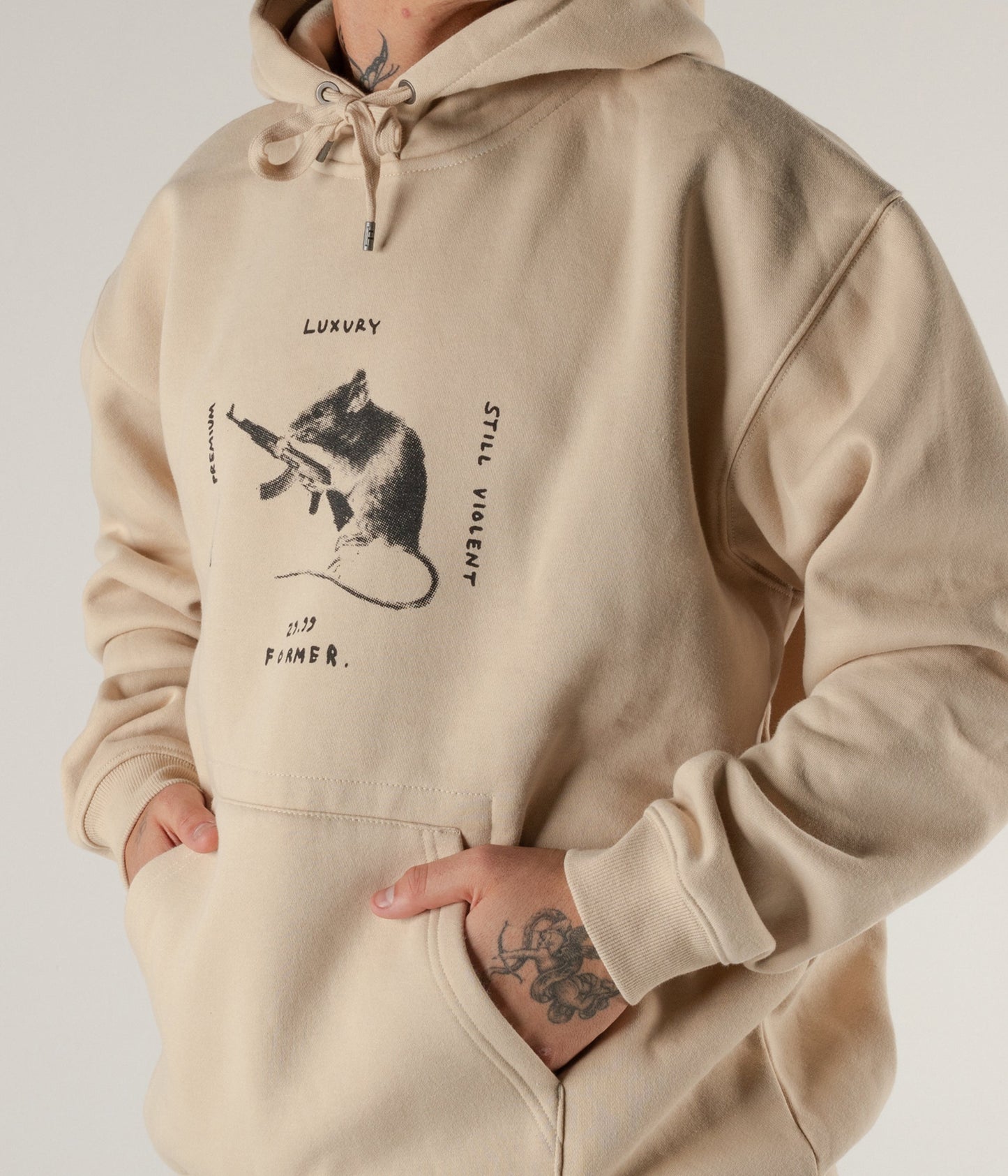 WAR RAT HOOD // BONE