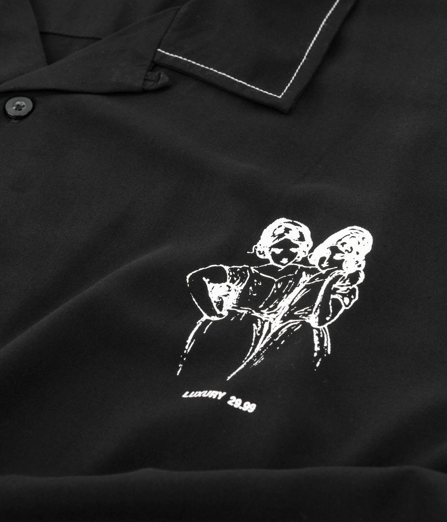 MARILYN DISINTEGRATE SS SHIRT // BLACK